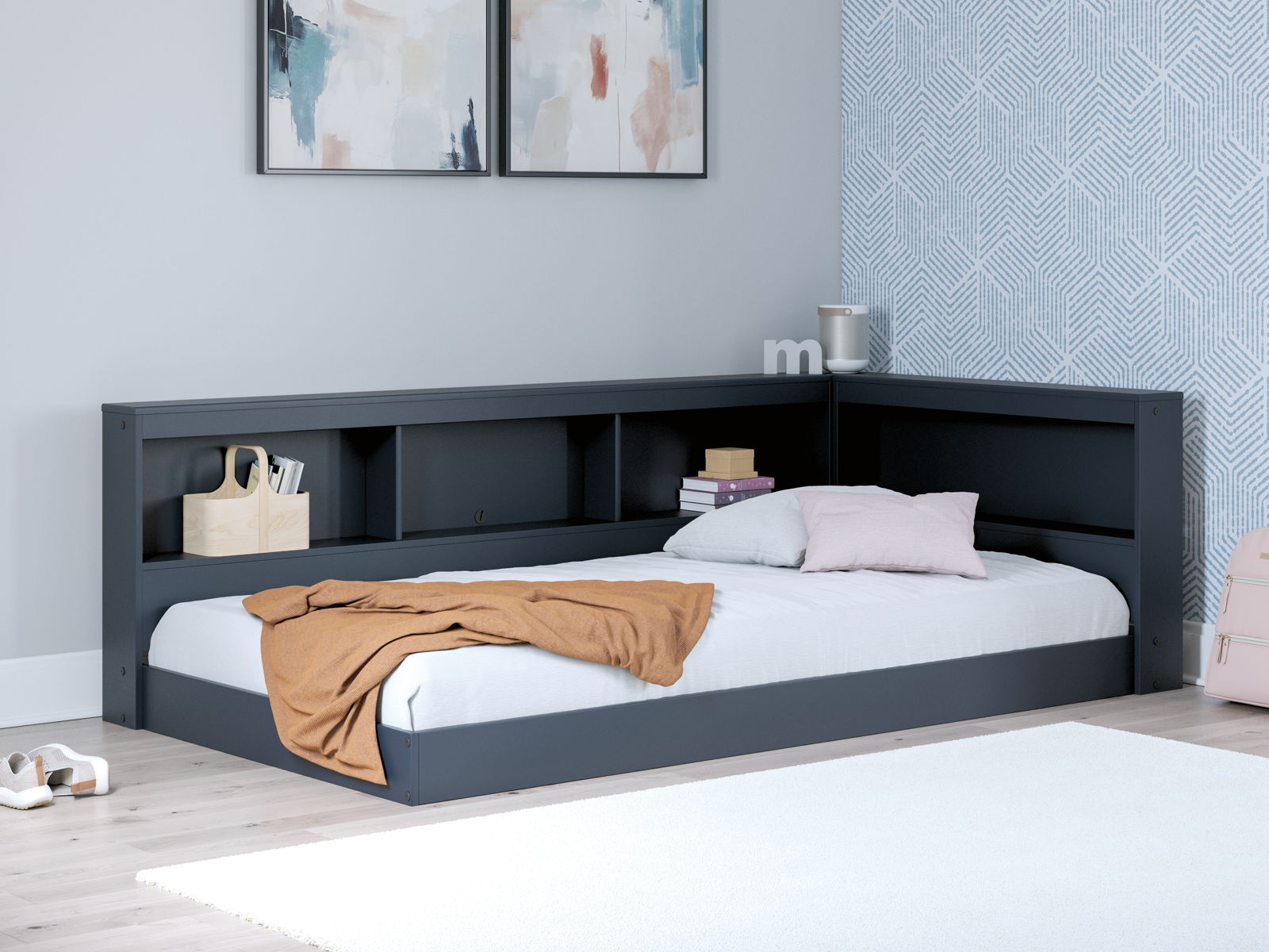 Simmenfort - Bookcase Storage Bed - Image 5