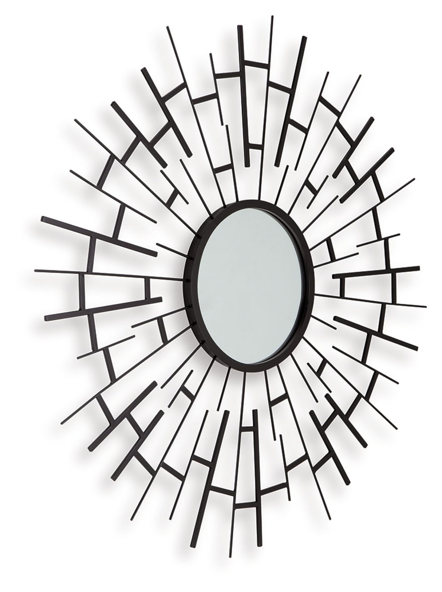 Garrenworth - Accent Mirror - Black - Image 4