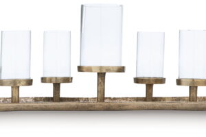 Wallmond - Candle Holder - Antique Brass Finish